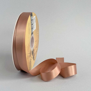 Лента атлас Ding Xin 2.5 см * 90 м - #1022 Кофе с Молоком